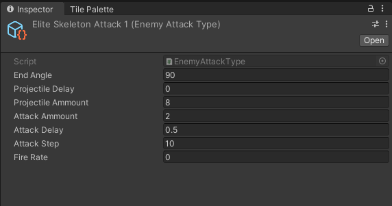 script d'une attaque d'ennemis